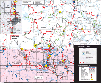 Northwoods Passage Map Link